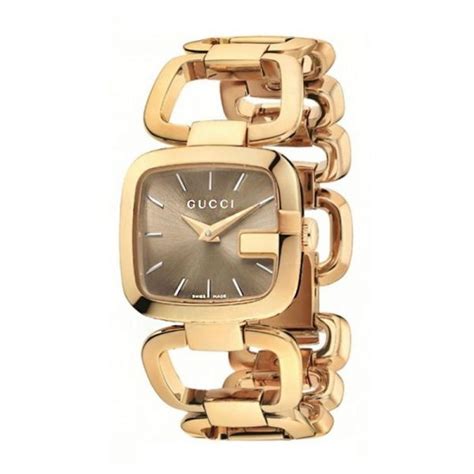 Gucci G Brown Dial Gold